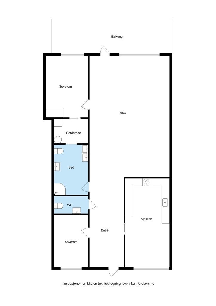 Planskisse Galleribilde