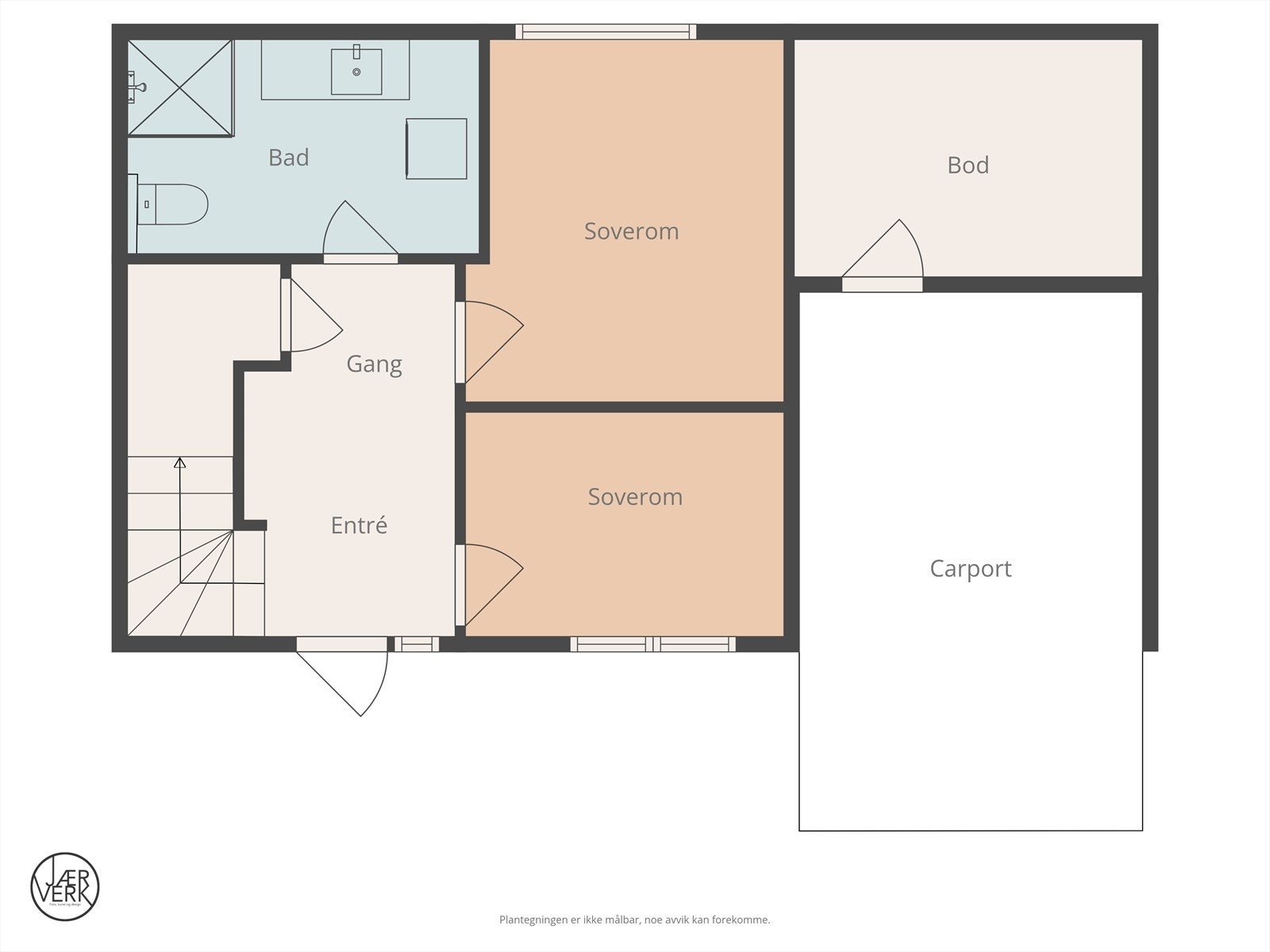 Plan 1 etasje Galleribilde