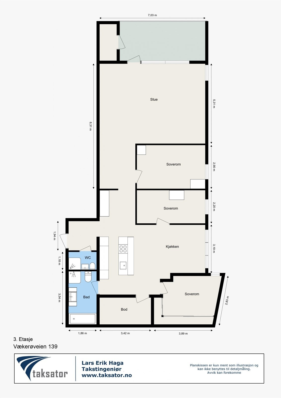 Plantegning Galleribilde