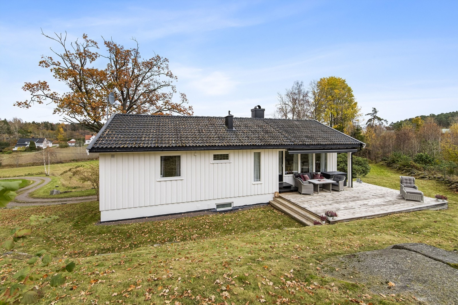 Fasade/terrasse Galleribilde