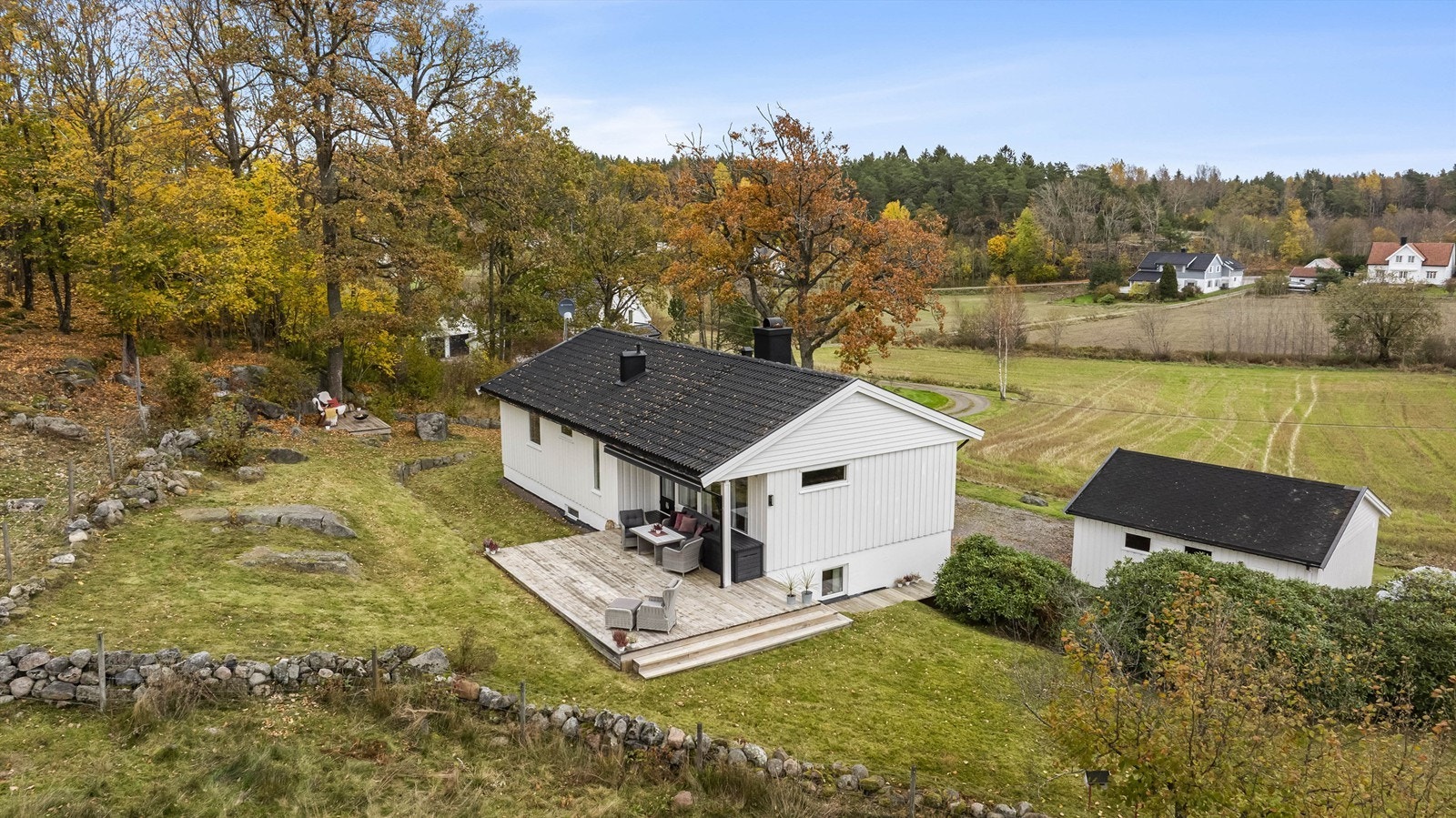 Fasade/tomt Galleribilde