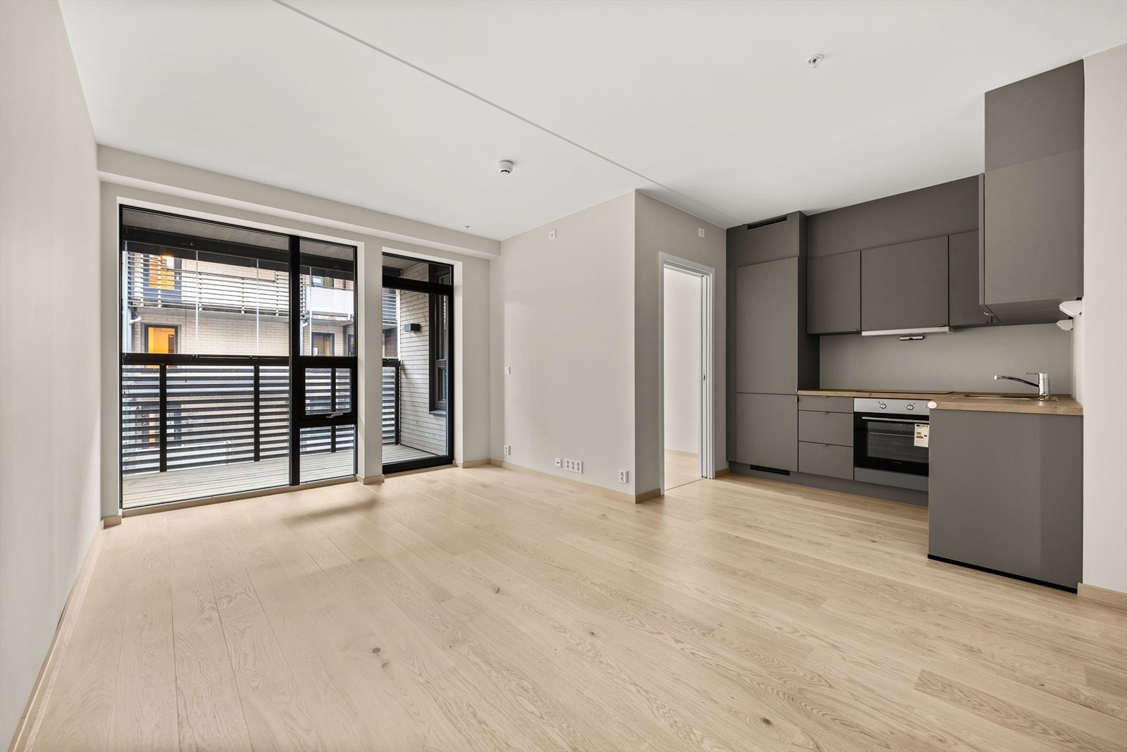 Leiligheten har en super planløsning som gir gode møbleringsmuligheter Galleribilde