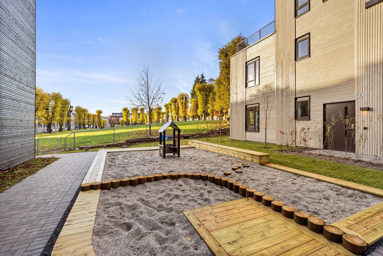 Sameiet har pent opparbeidede uteområder Galleribilde