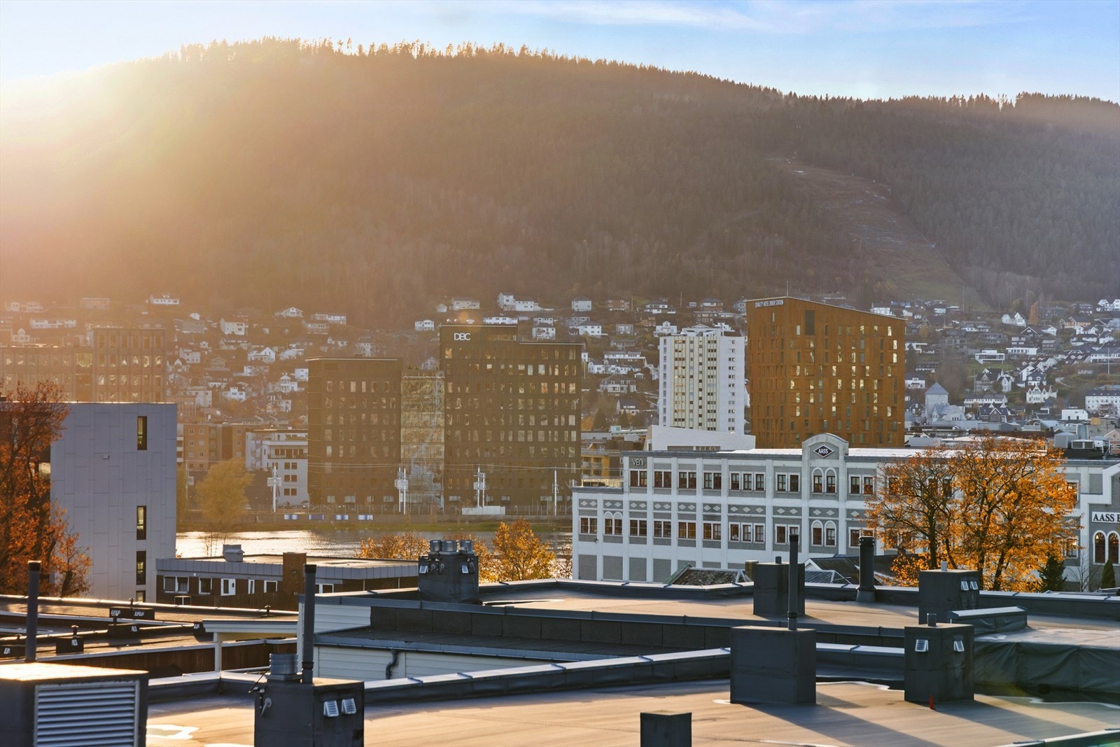 Utsikt - gangavstand til både Drammen stasjon og Brakerøya, bussforbindelse rett utenfor døra Galleribilde