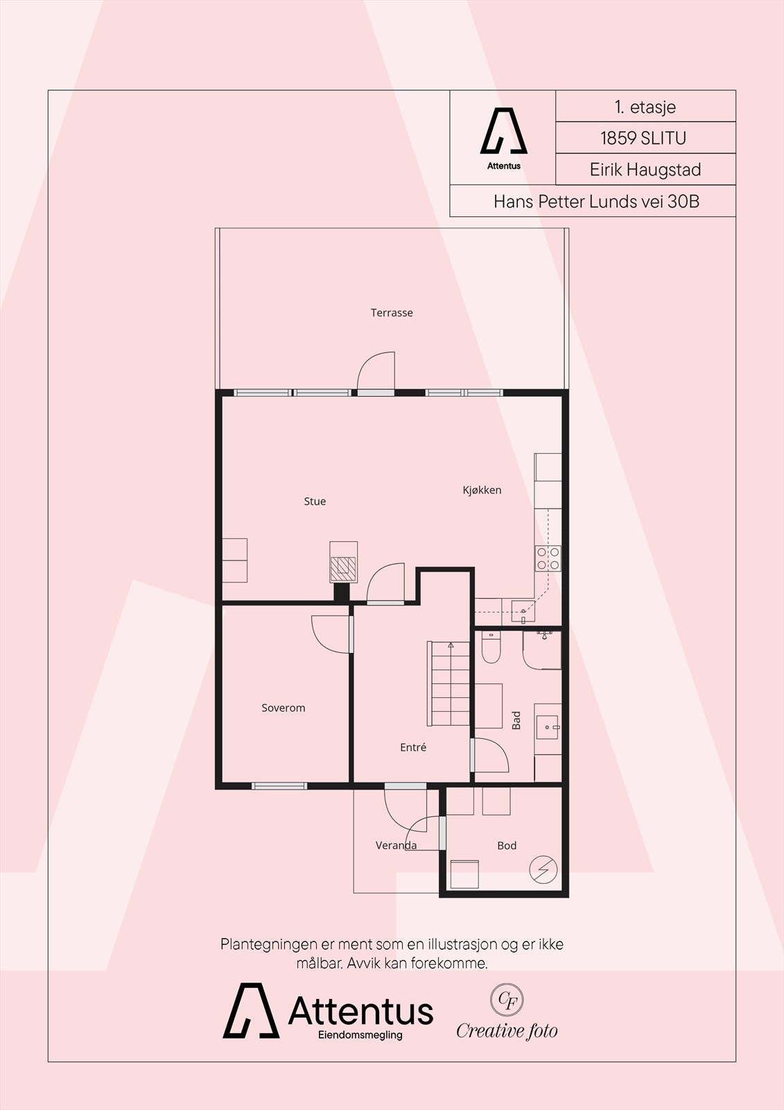 Plantegning Galleribilde
