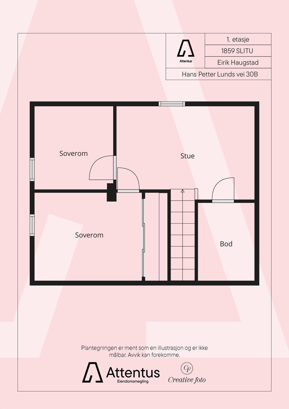 Plantegning Galleribilde