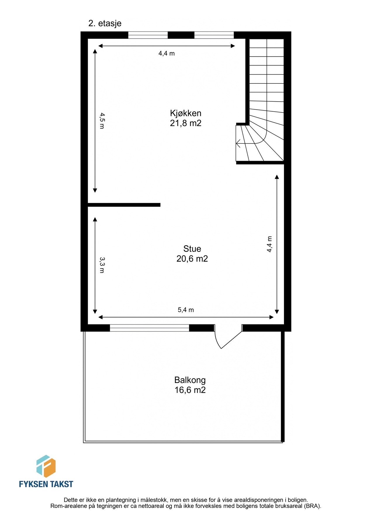 Planskisse 2. etasje. Galleribilde