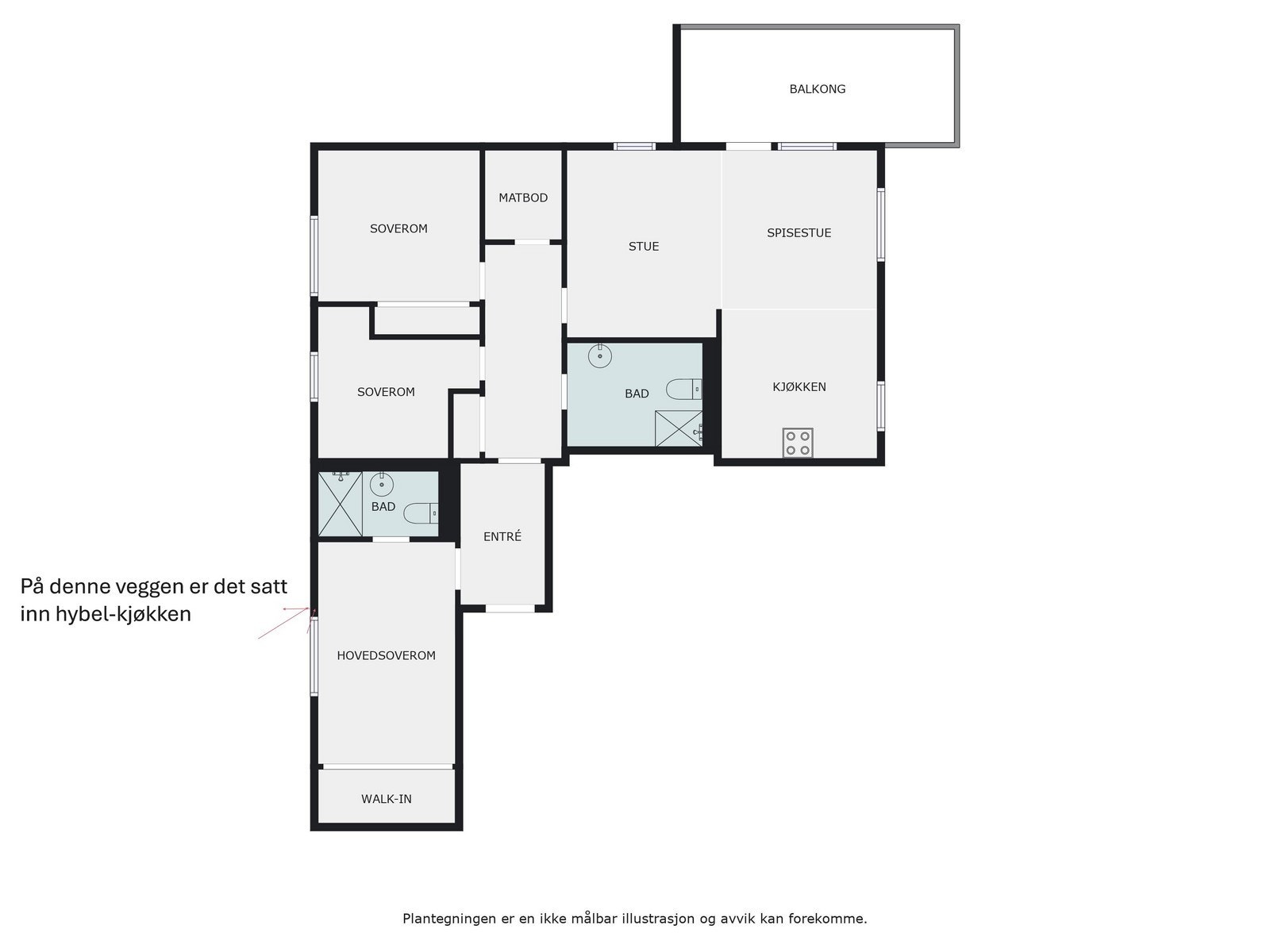 Plantegning Galleribilde