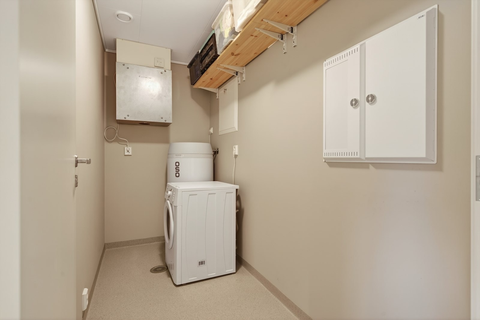 Bod/teknisk rom som fungerer som vaskerom Galleribilde