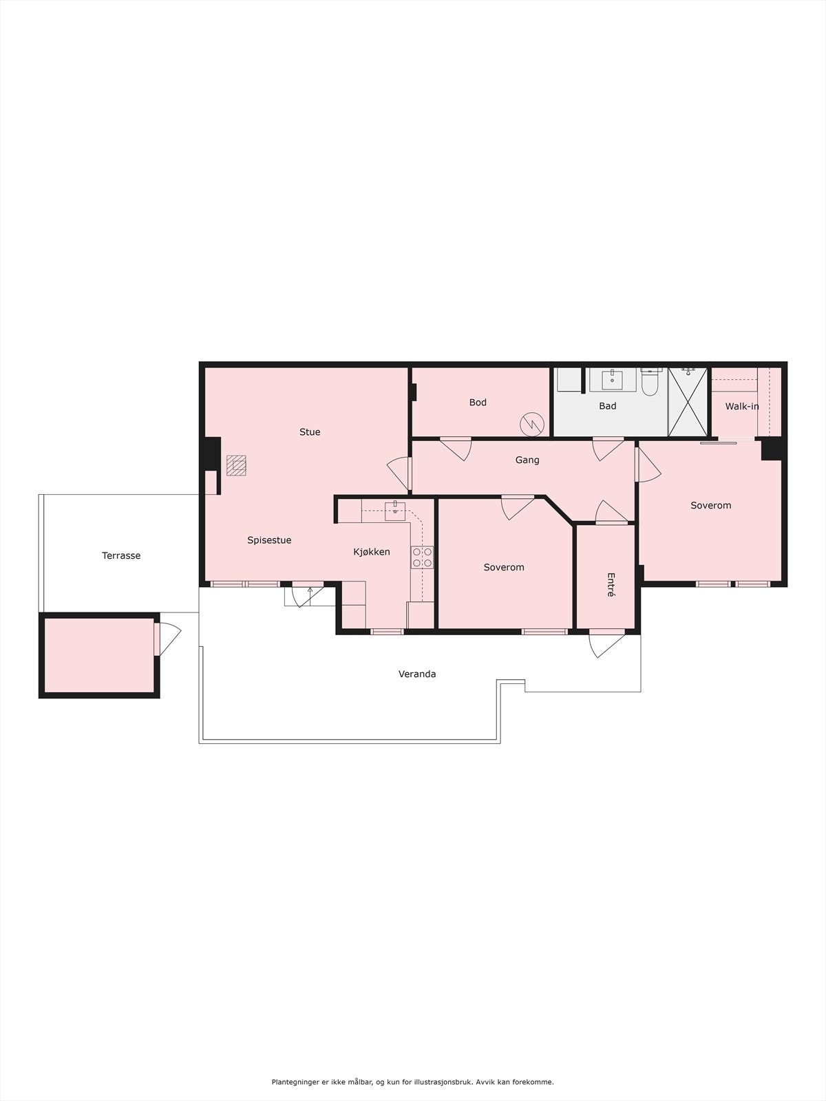 Plantegning Galleribilde