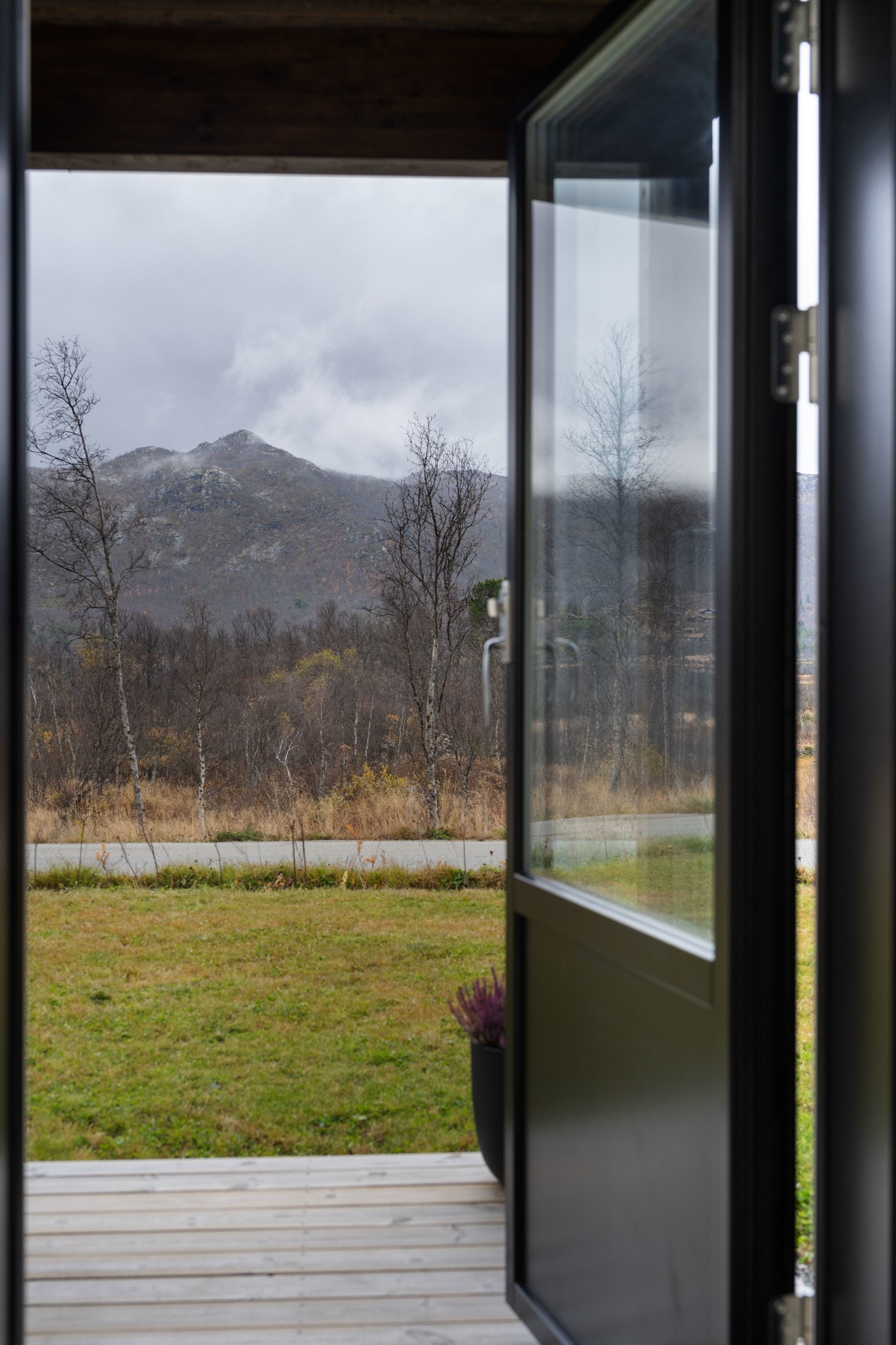 Utgang til terrasse. Galleribilde