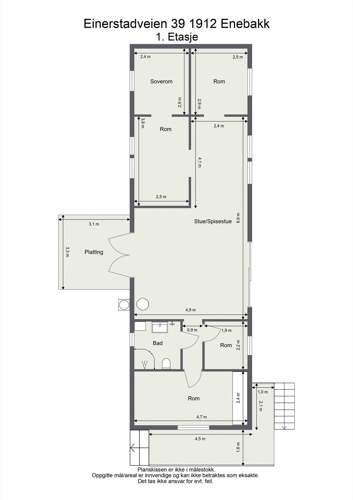 Plantegning Galleribilde