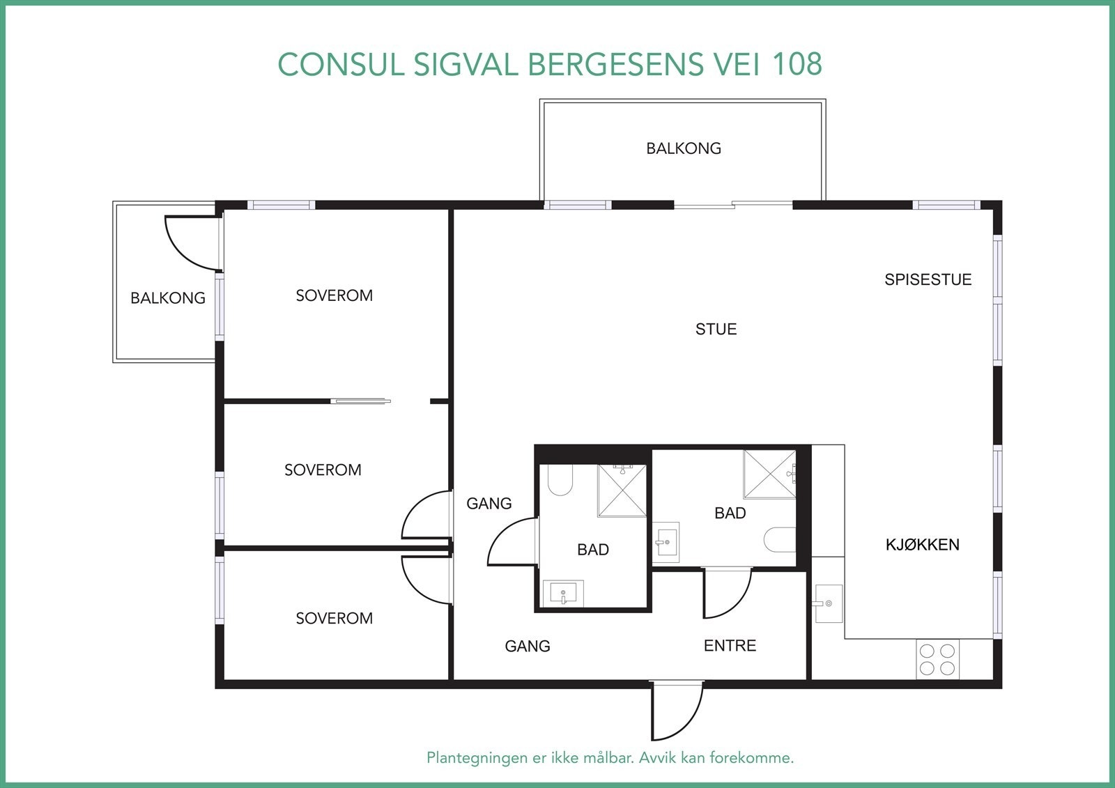 Plantegning Galleribilde