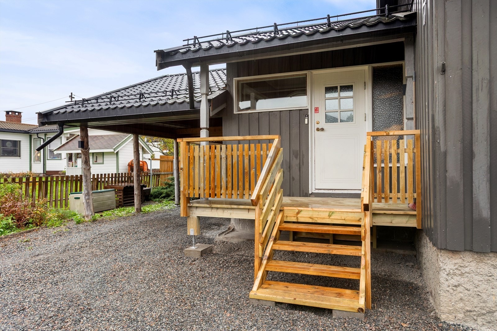 Inngangspartiet sto klart høsten 2025 og ønsker deg velkommen hjem Galleribilde