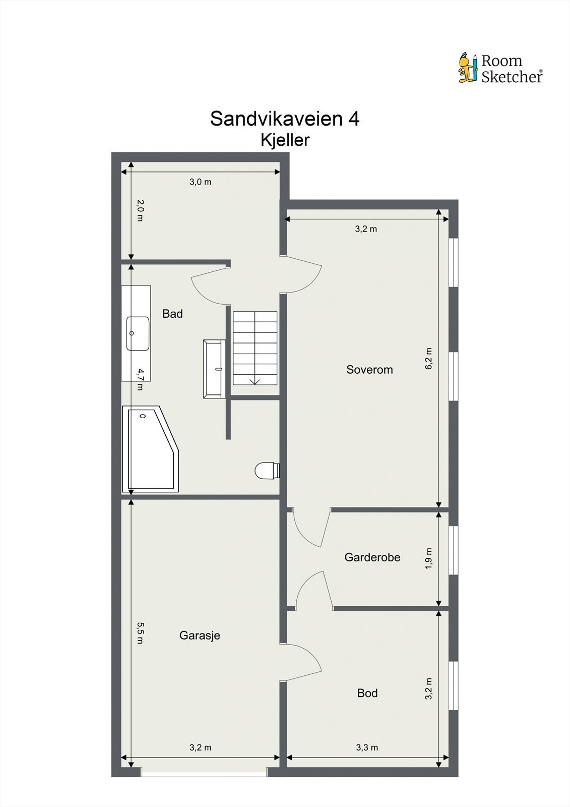 - Planskisse Kjeller - Galleribilde