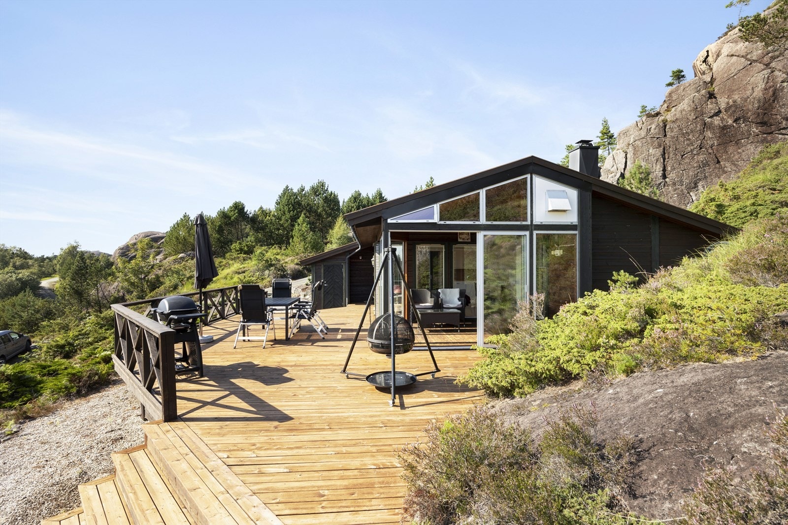 Nydelig uteplass. Galleribilde