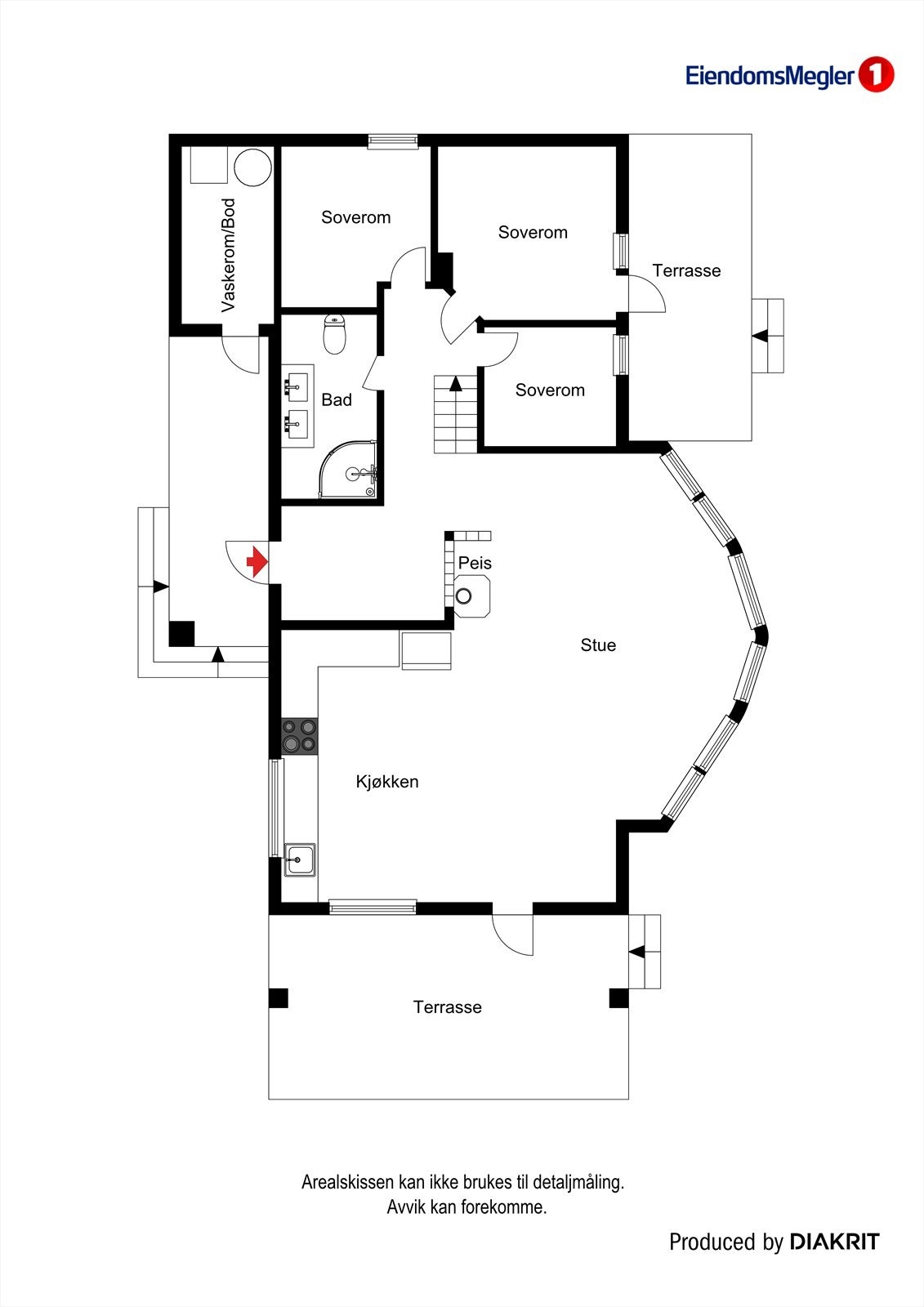 Plantegning Galleribilde