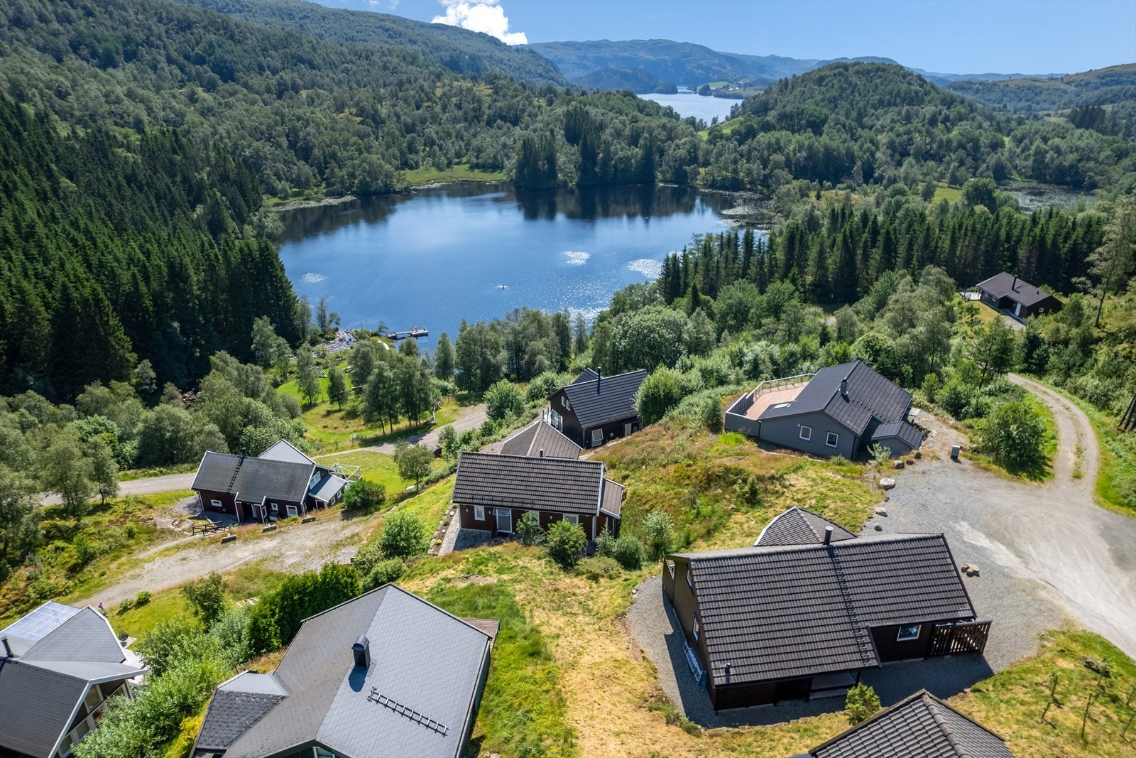 Fint hyttefelt. Galleribilde