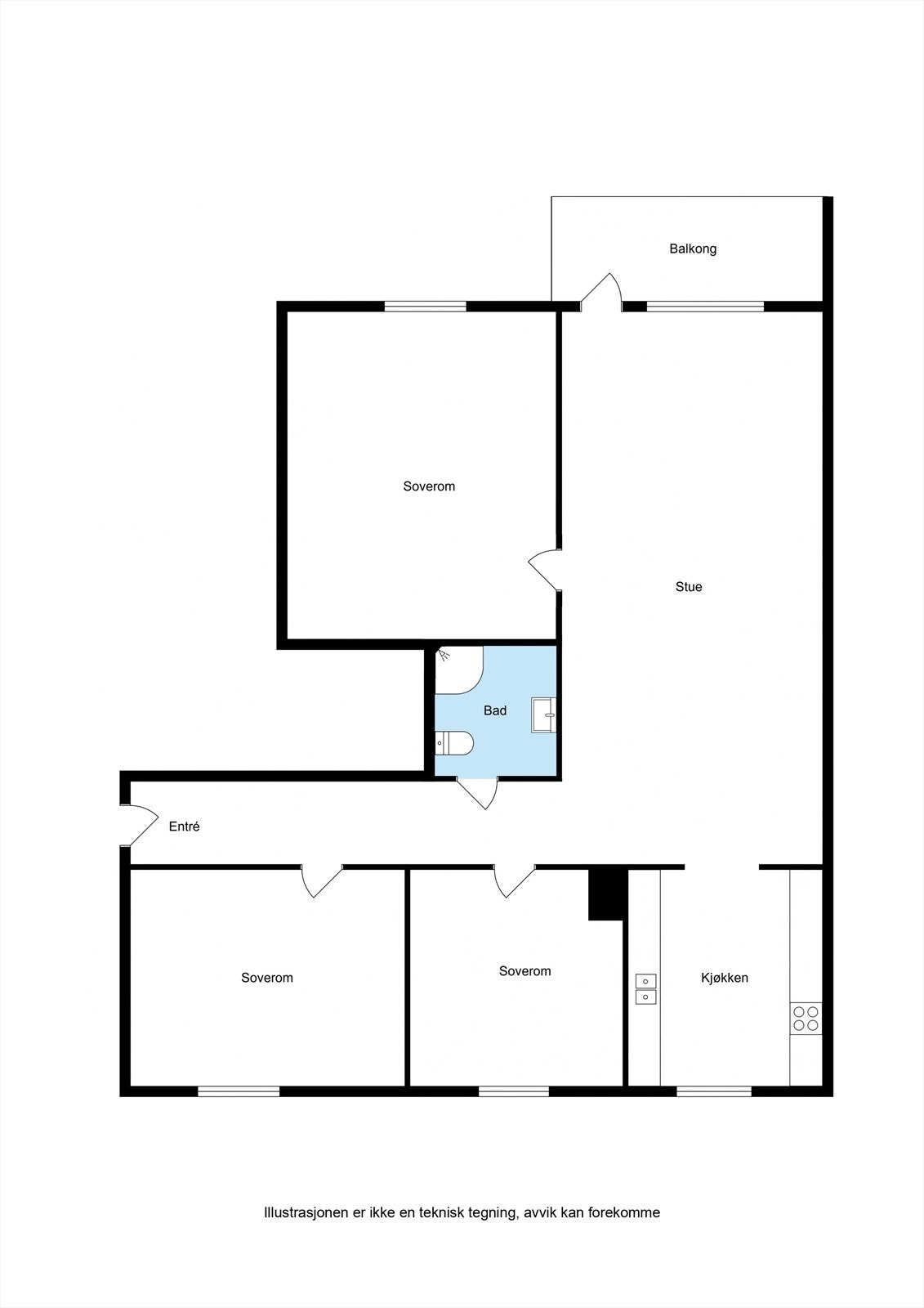 Presentasjon av leiligheten Galleribilde