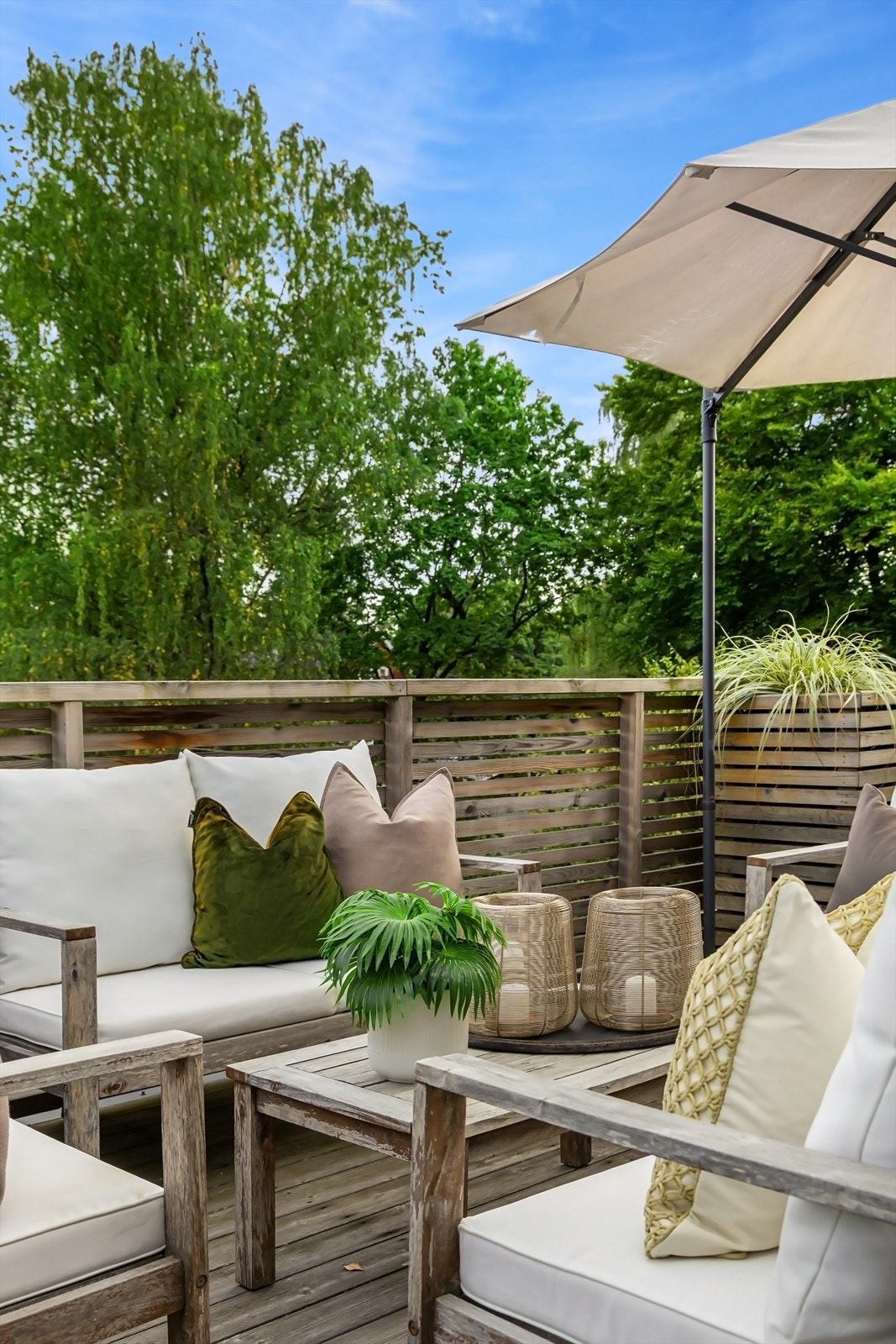 Detalj takterrasse Galleribilde