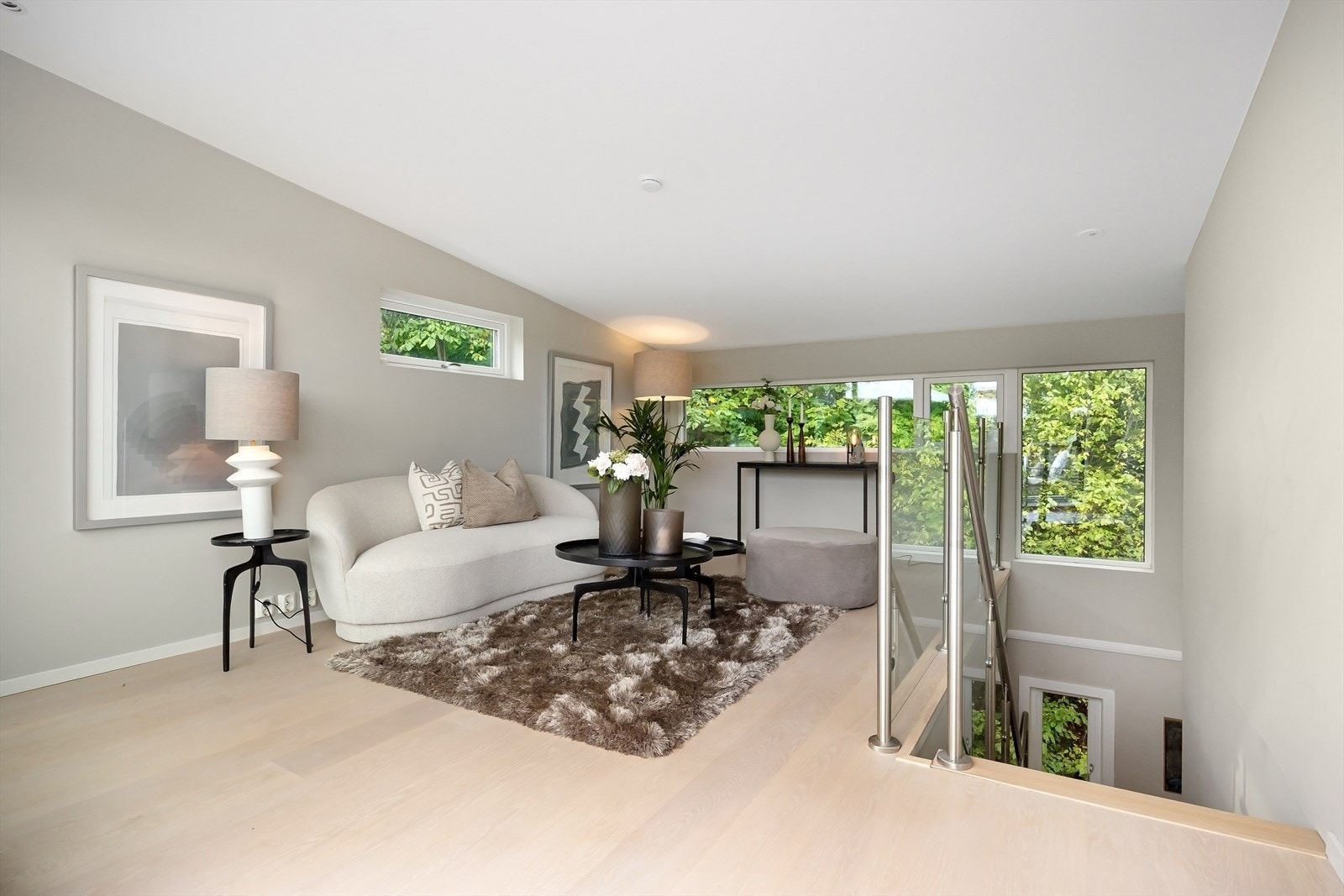 3. etasjen ble tilbygget i 2014, her adkomst og loftstue Galleribilde