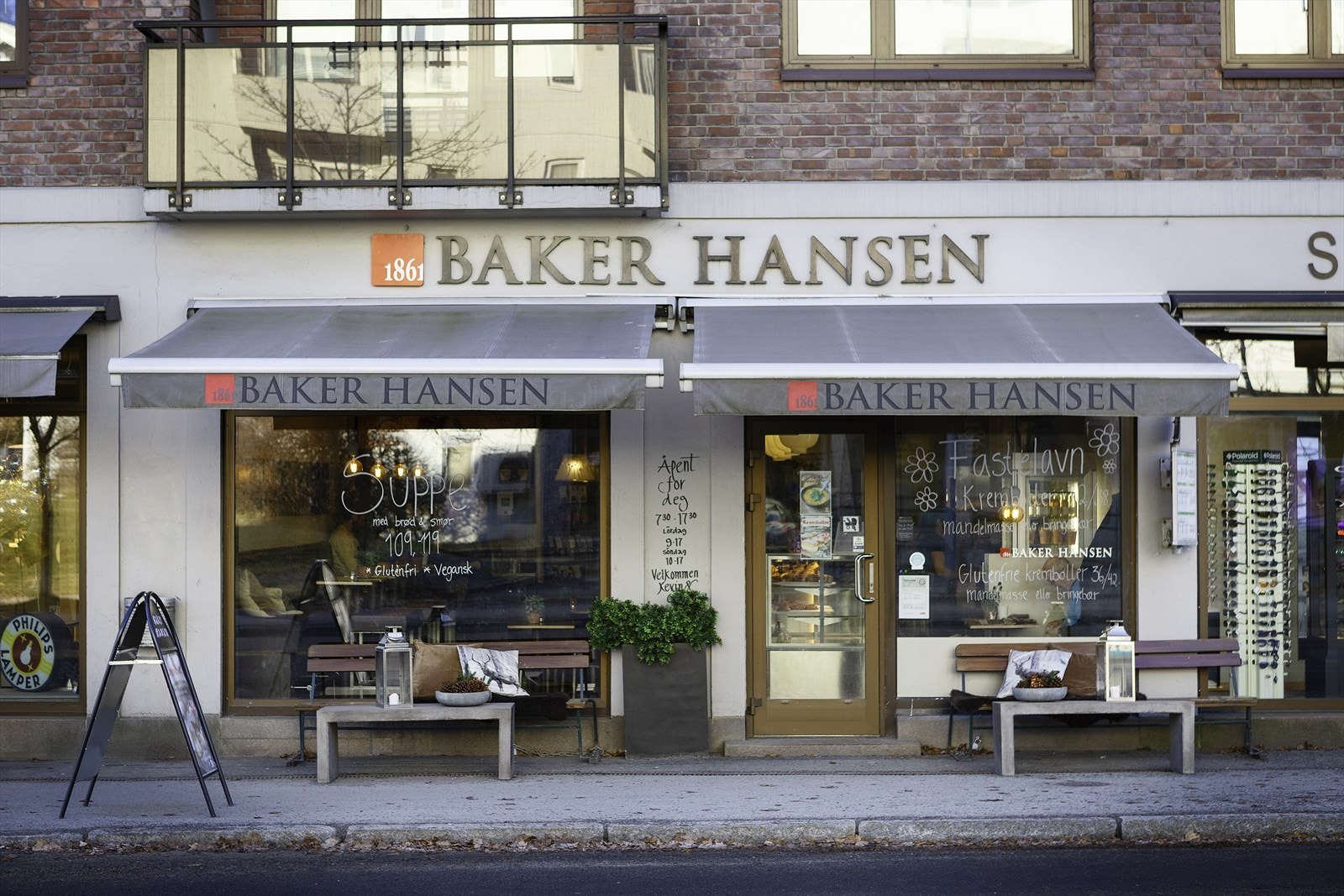 Din frokostplass i helgene ligger 200 meter unna Galleribilde