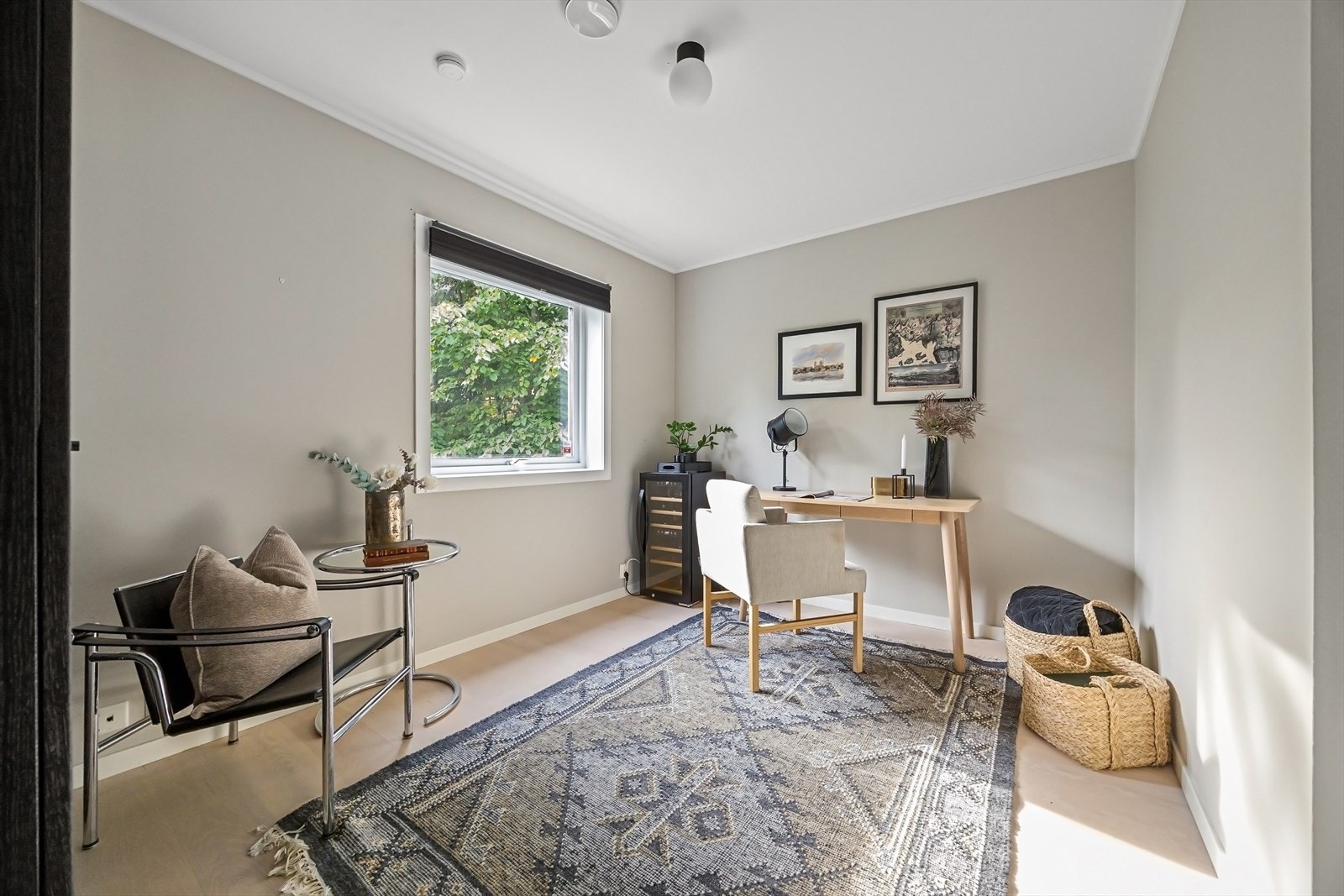 Soverom i hovedetasjen kan like godt fungere som TV-stue, gjesterom eller kontor Galleribilde