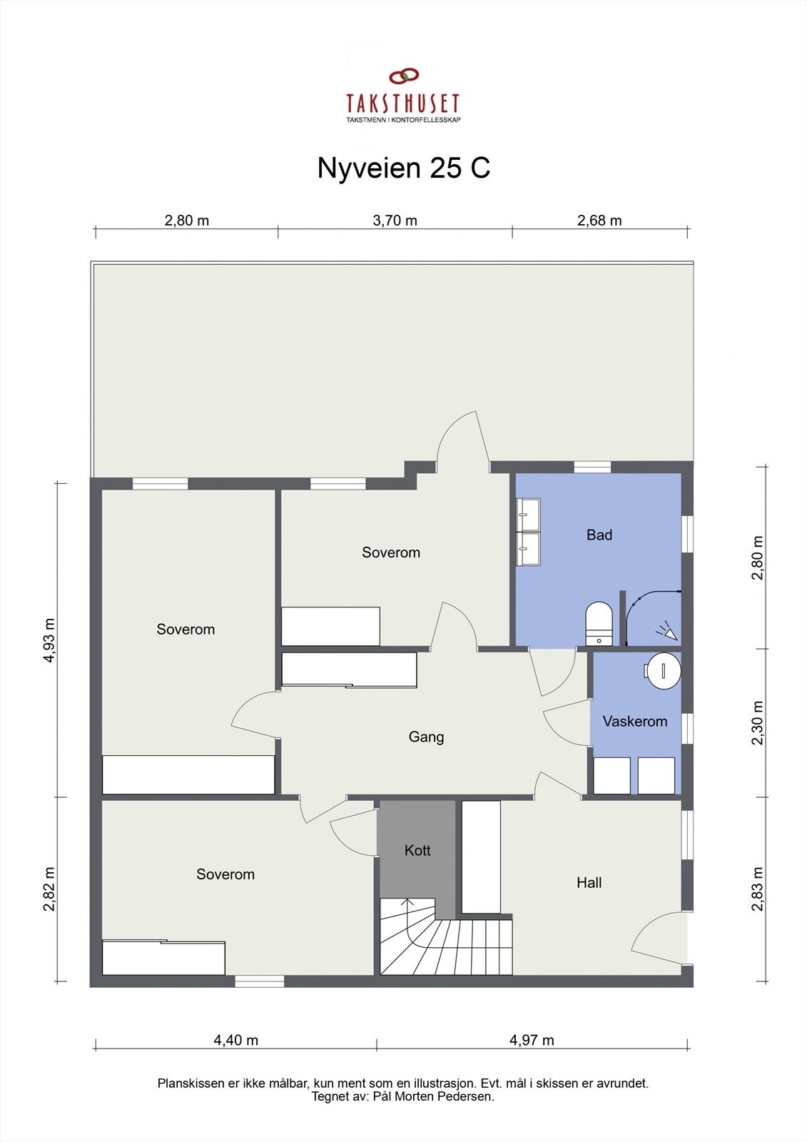 Planløsning 1. etasje Galleribilde