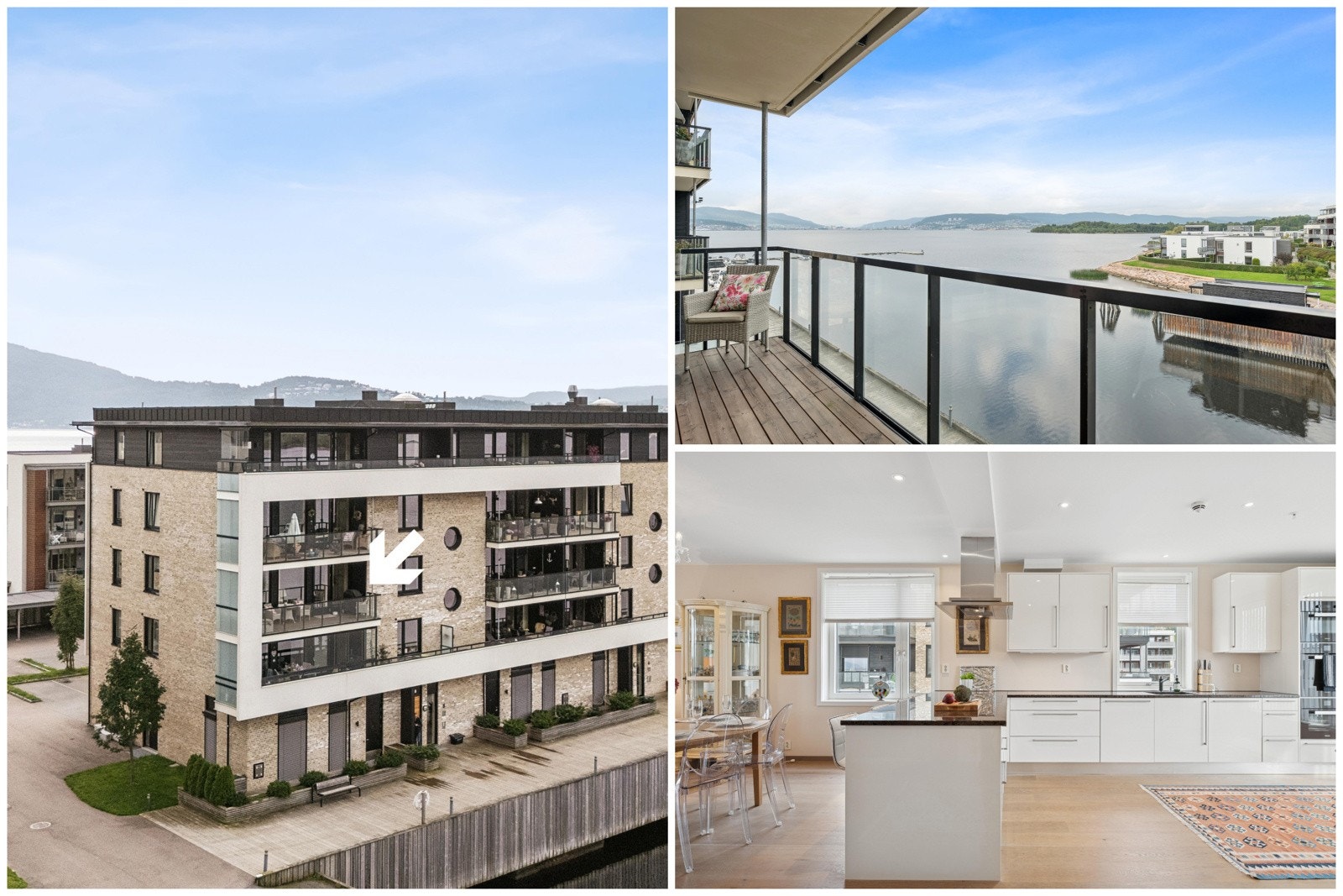 Eiendomsmeglere Øystein Liverud og Nina Widerøe v/ Meglerhuset & Partners Drammen ønsker velkommen til Engersand Havn 8! Galleribilde