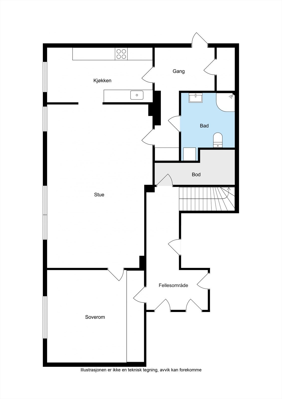 Plantegning Galleribilde