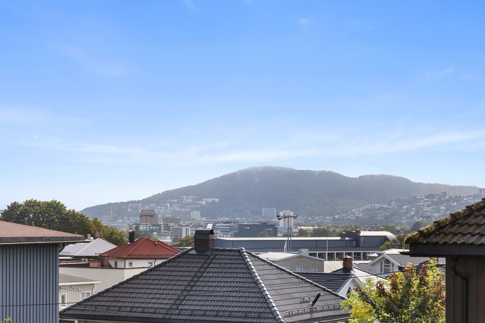 Utsiktsbilde fra uteområdet Galleribilde