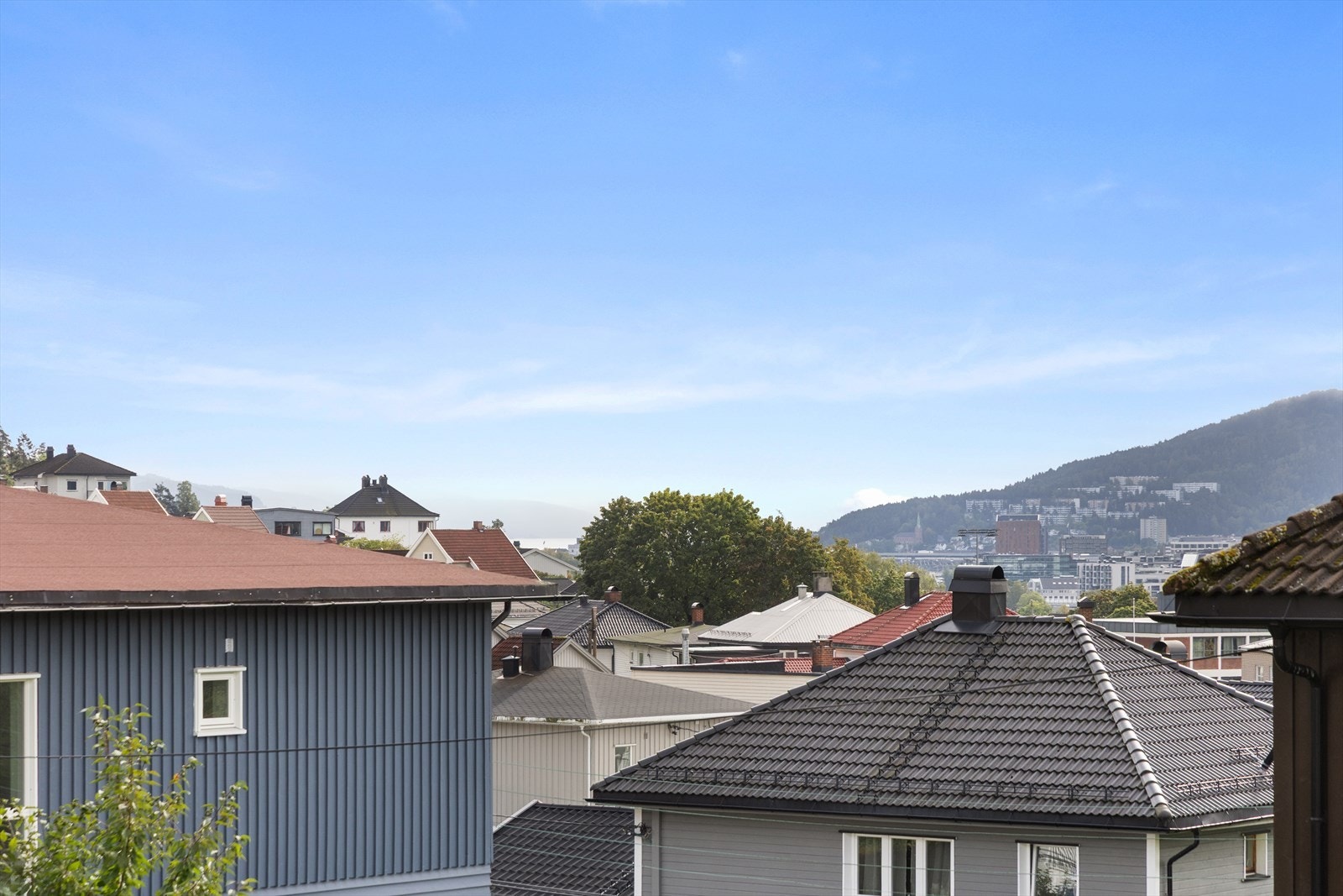 Utsiktsbilde fra uteområdet Galleribilde