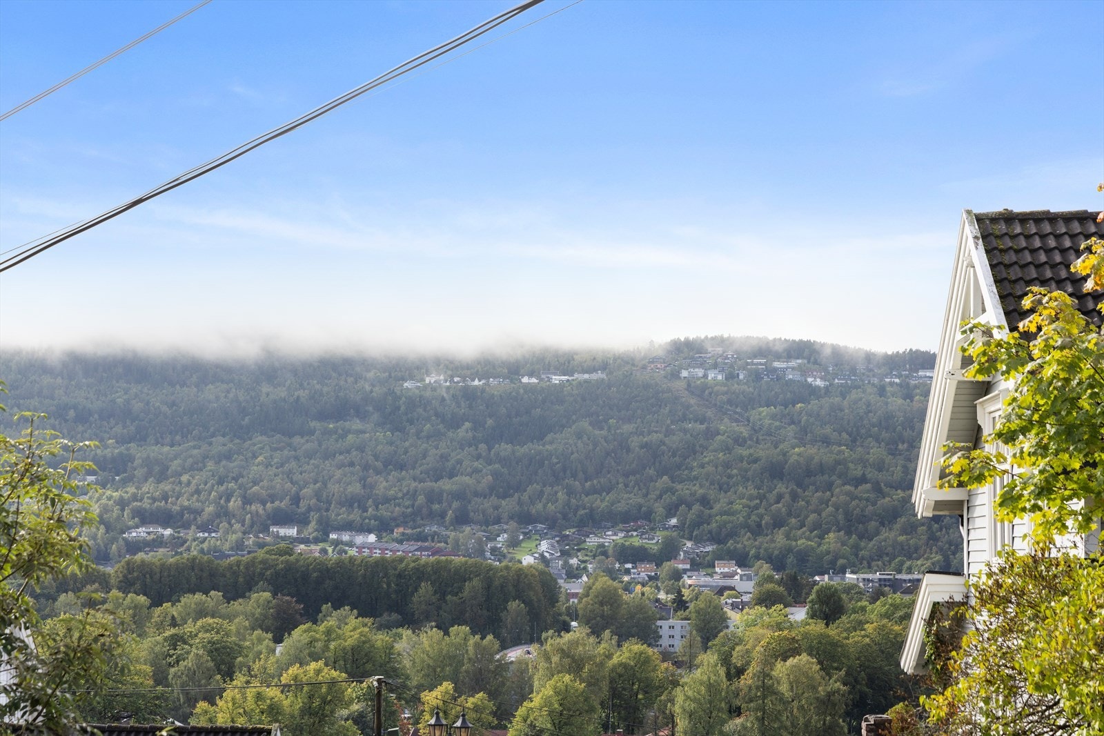 Utsiktsbilde fra uteområdet Galleribilde