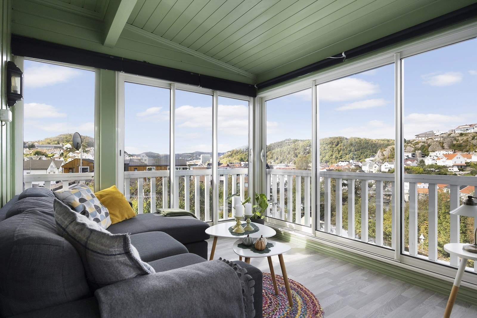 Overbygget terrasse Galleribilde