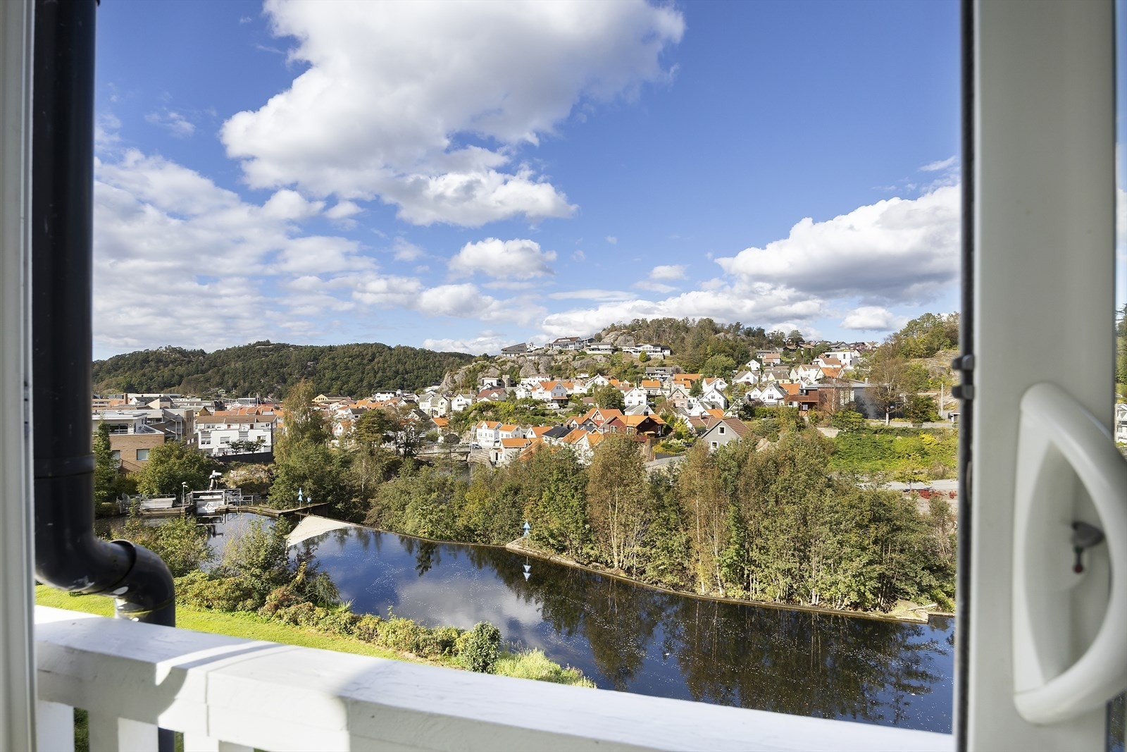 Utsikt fra soverom med terrasse Galleribilde
