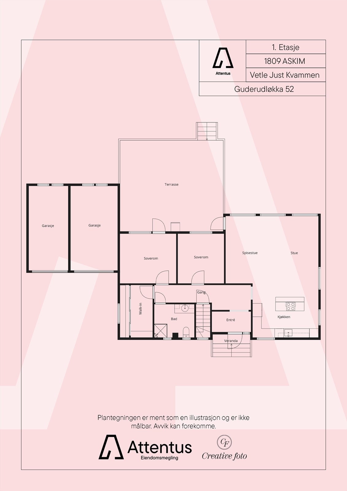 Plantegning Galleribilde