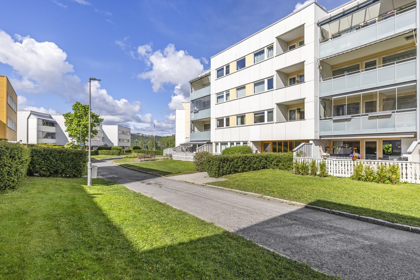 Stille og rolig internt tun Galleribilde