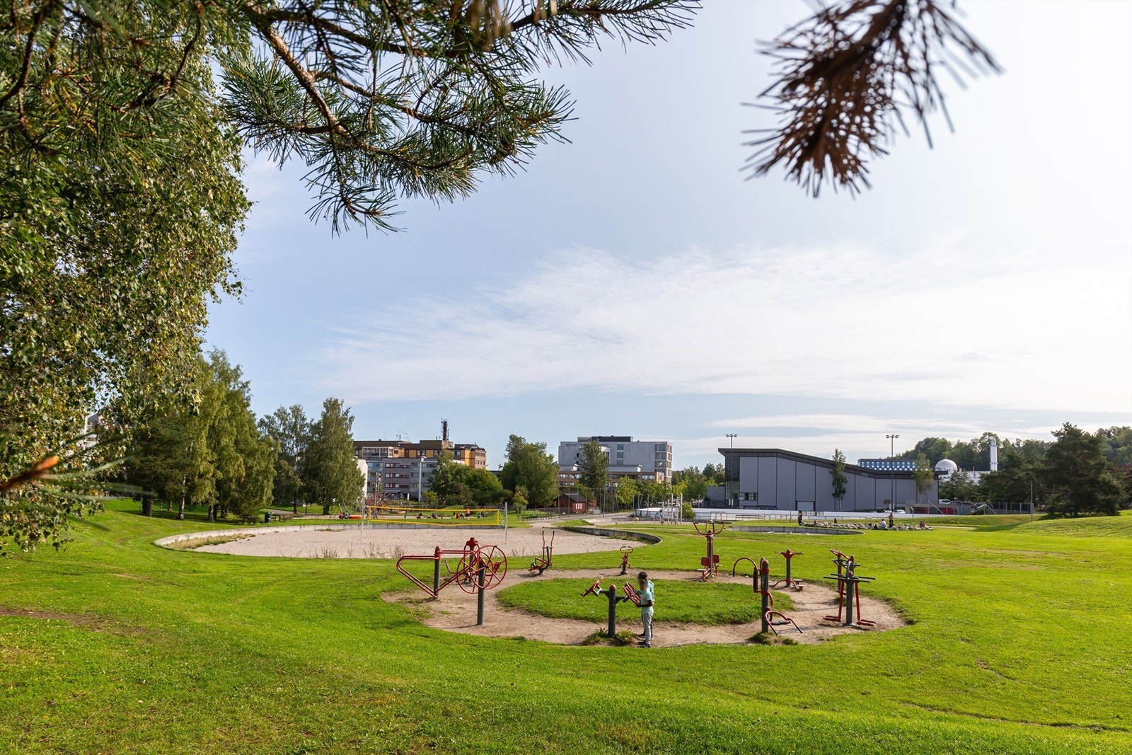 Furuset aktivitetspark med blant annet klatrenett, treningsapparater, sandvolleyball, balansesteiner, sklie, labyrint av rullesteiner og fotballbane. Parken ligger et par hundre meter sørvest fra Furuset senter Galleribilde