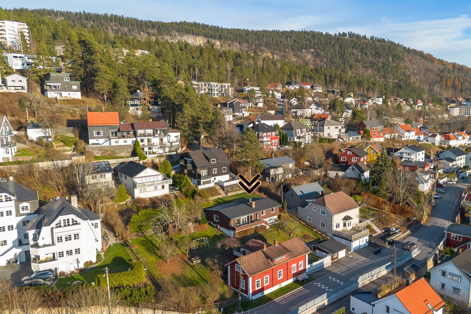 Boligen ligger i et ettertraktet område. Galleribilde