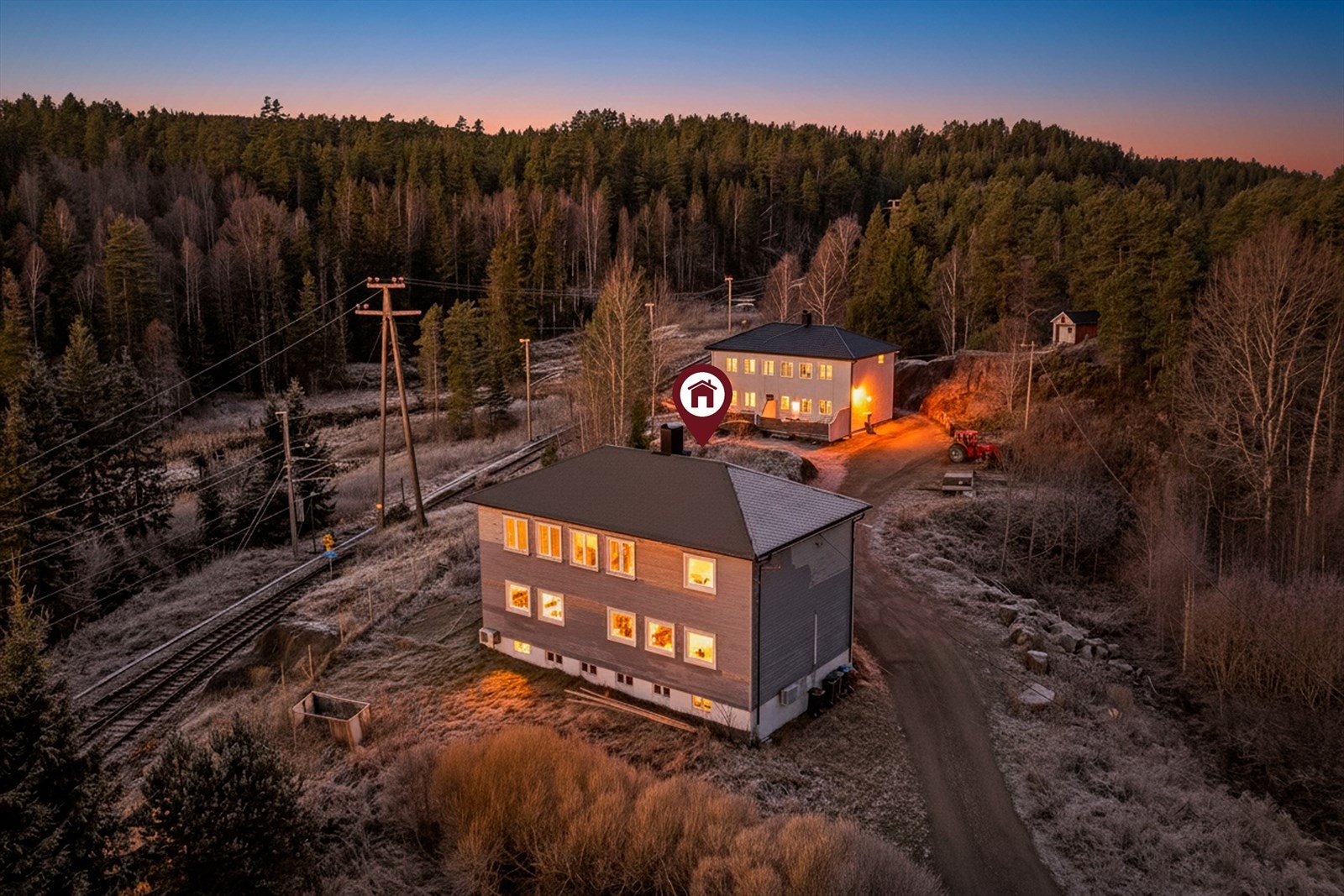 Kveldsbilde. Dag Frogner / Boligfotograf1. Galleribilde