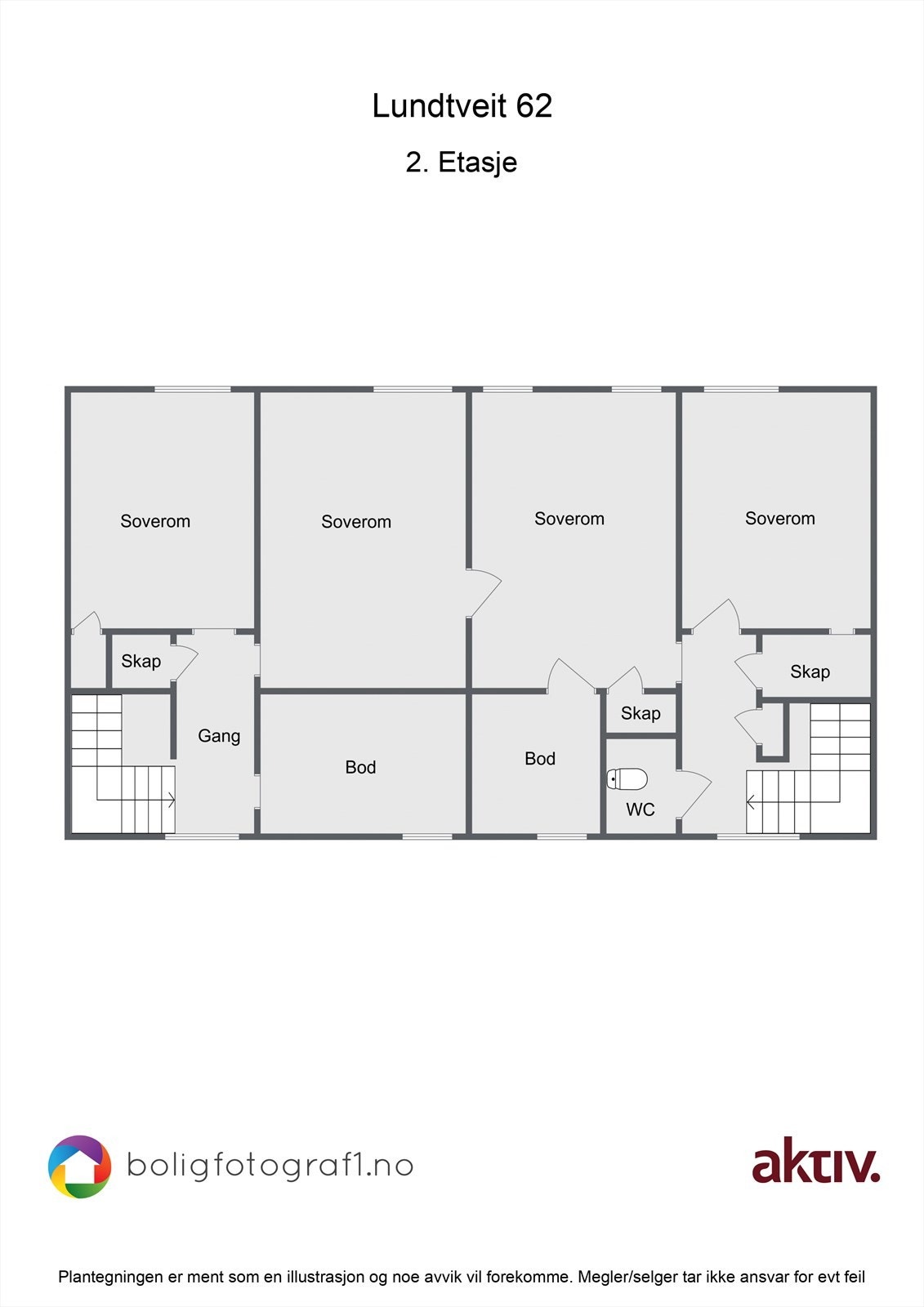 Plantegning 2. etasje. Galleribilde