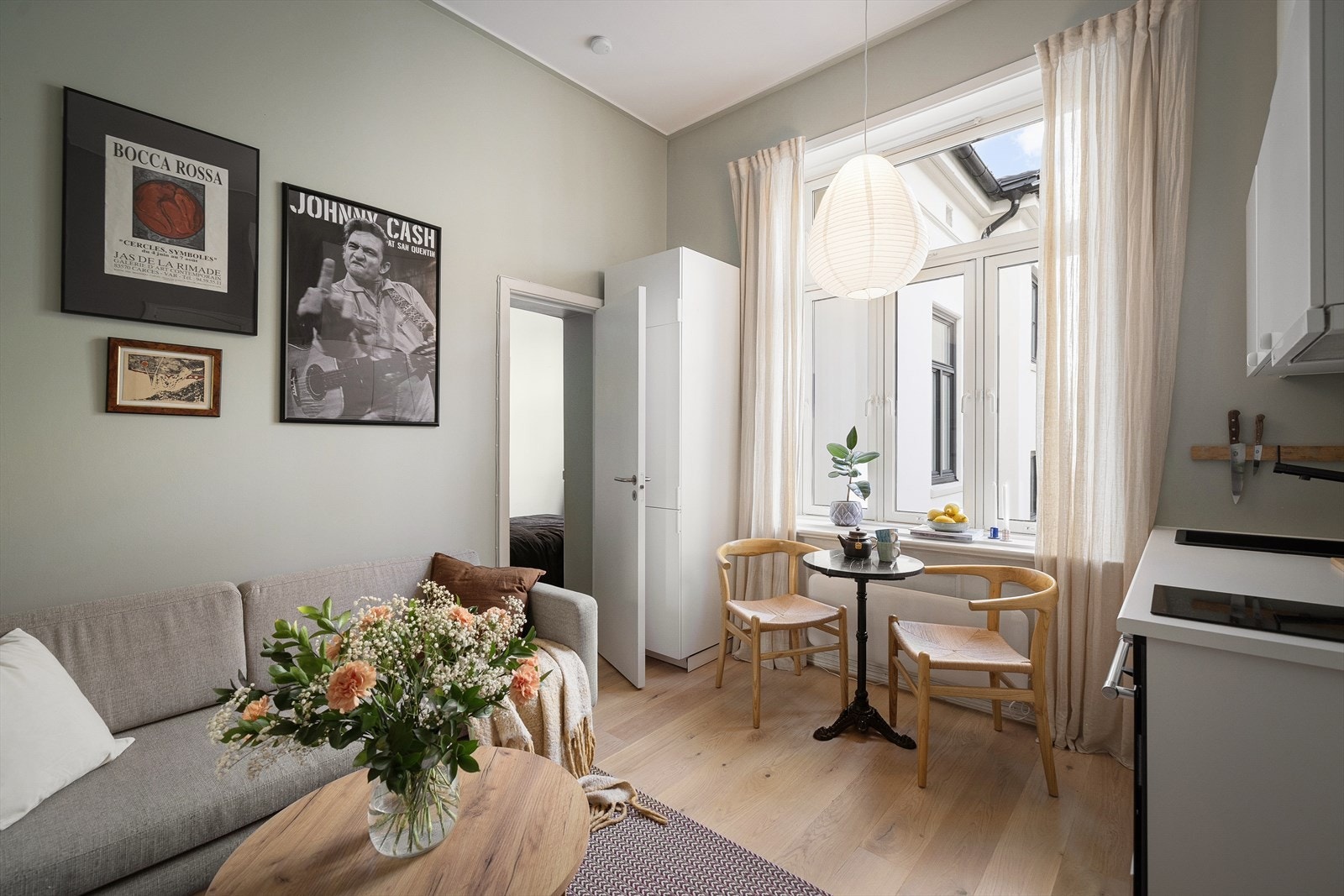 En lys og pen 2-roms med attraktiv beliggenhet på St. Hanshaugen. Galleribilde