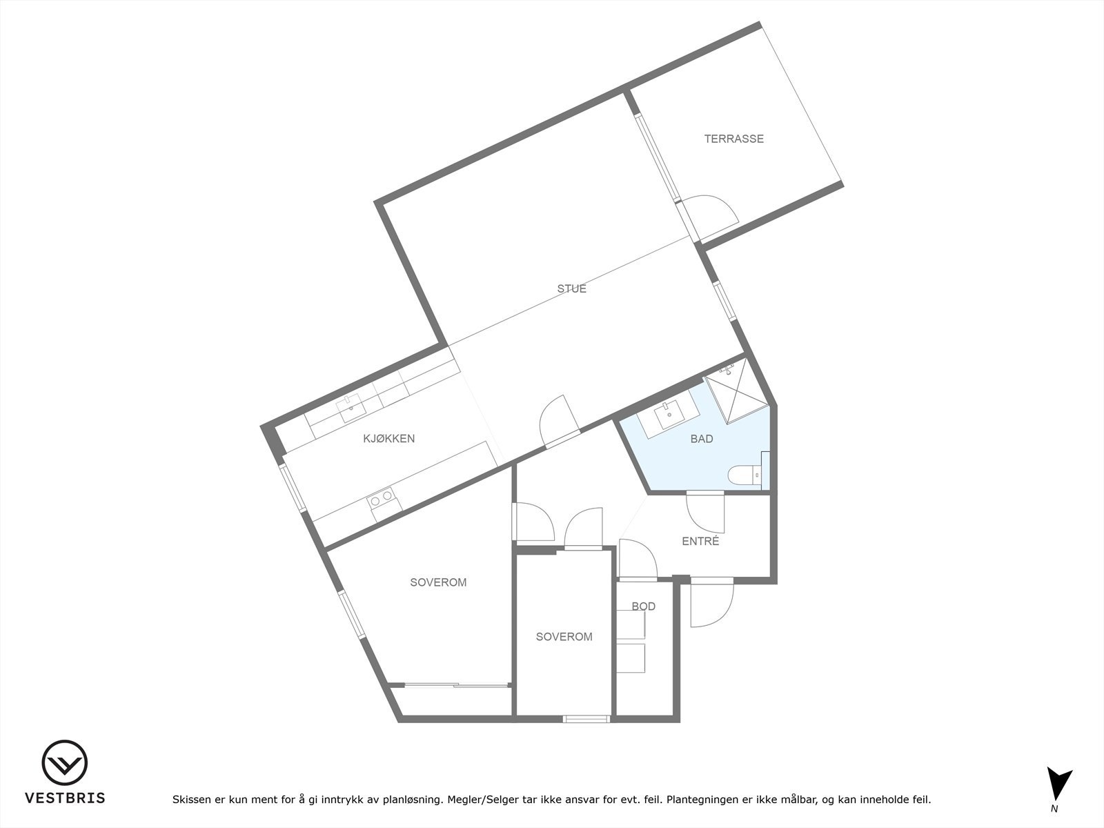 Plantegning Galleribilde