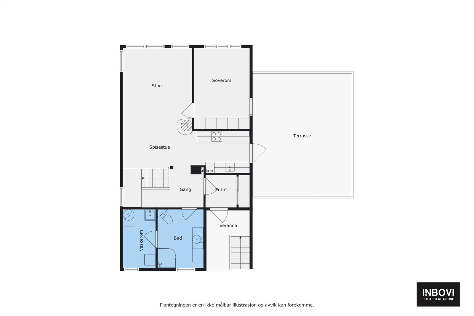 Plantegning 2. etasje Galleribilde