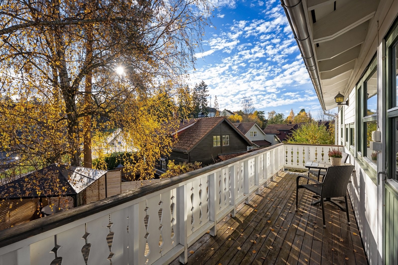 Balkong med utgang fra kjøkken Galleribilde