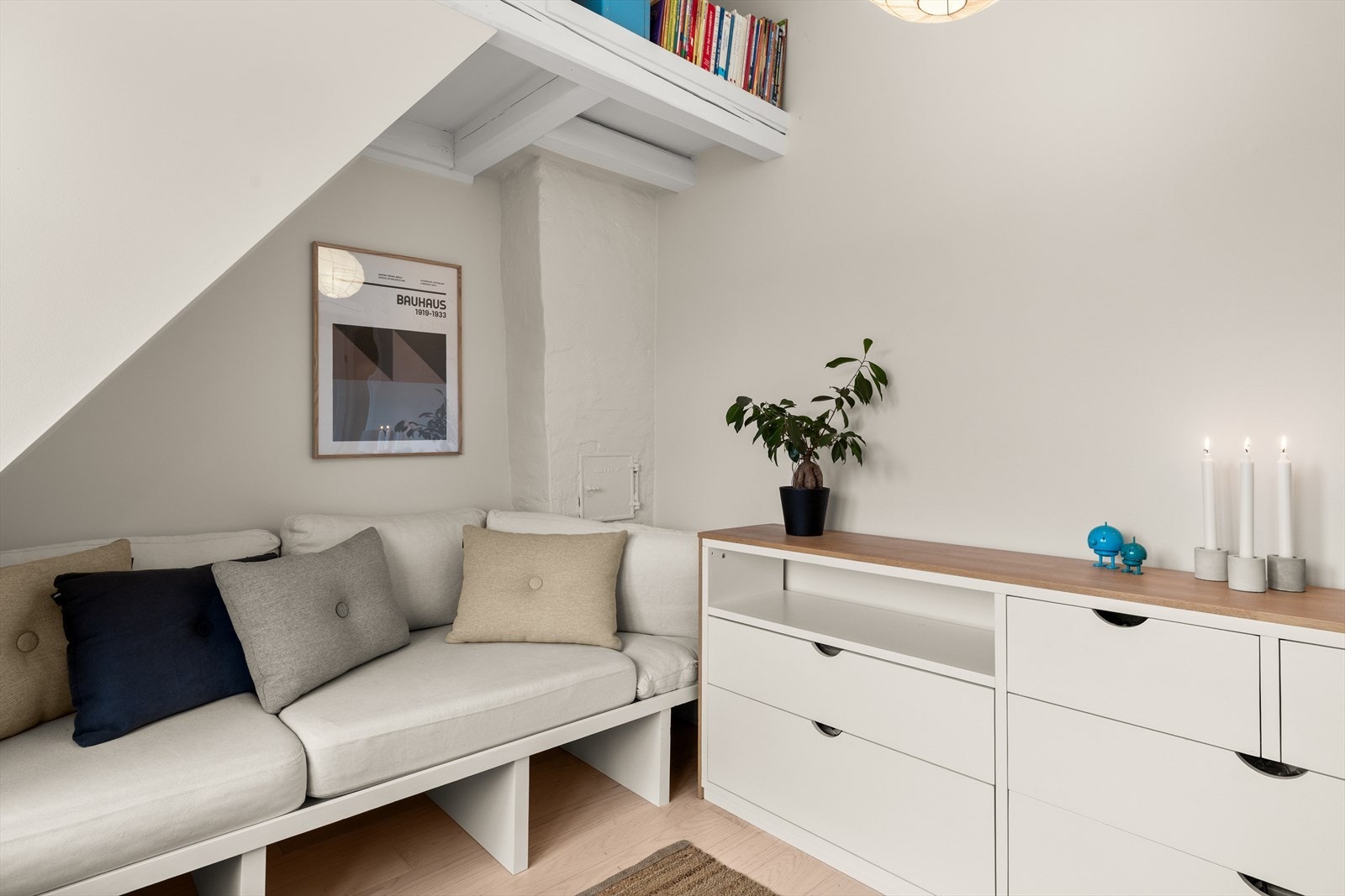 En behagelig krok for lesing og avslapning. Galleribilde