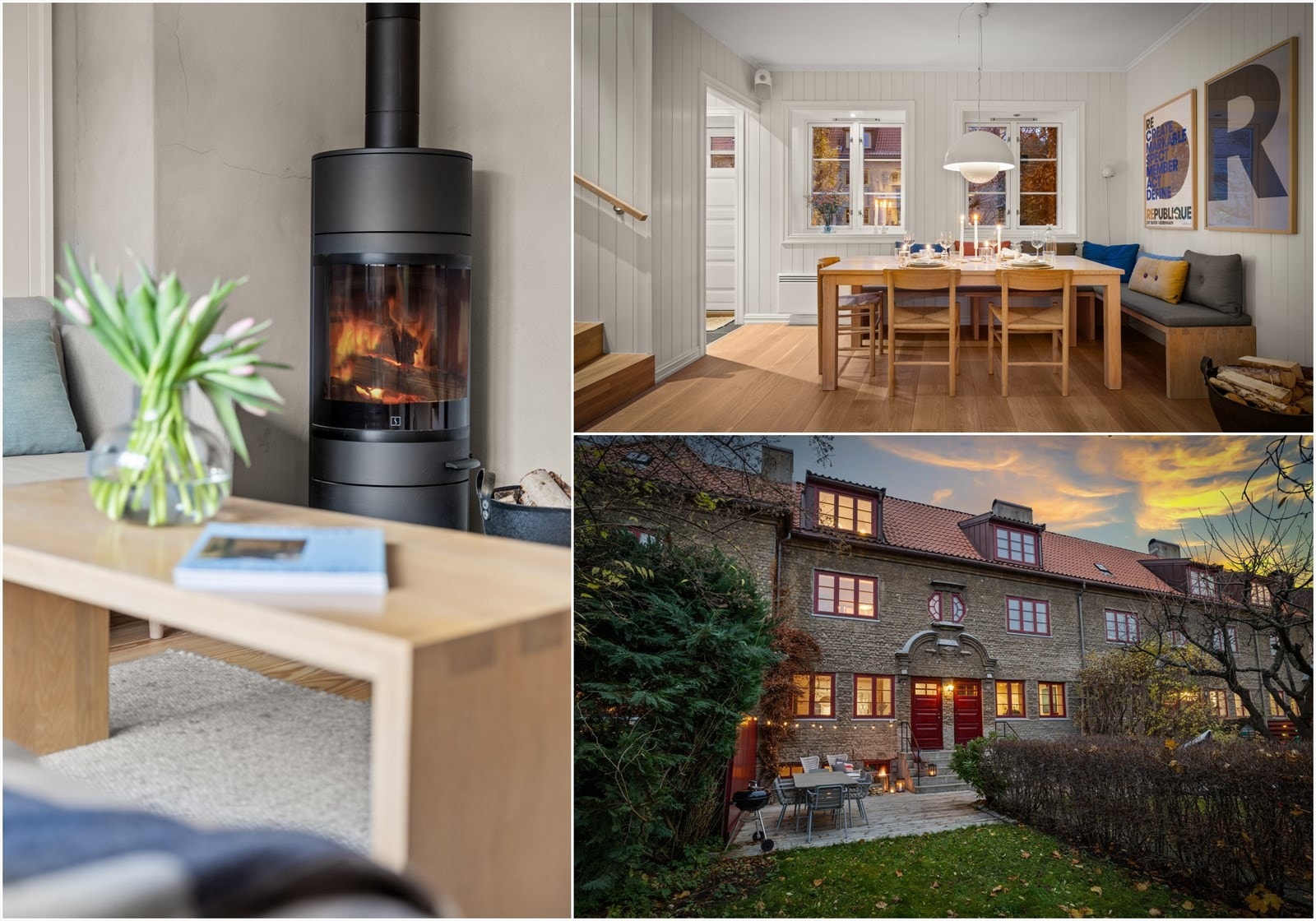 Velkommen til Ansgar Sørlies vei 50 - et meget gjennomført Townhouse i Lille Tøyen Hageby Galleribilde