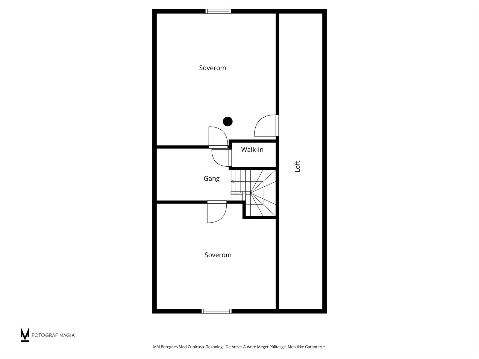Plantegning 2. etasje Galleribilde