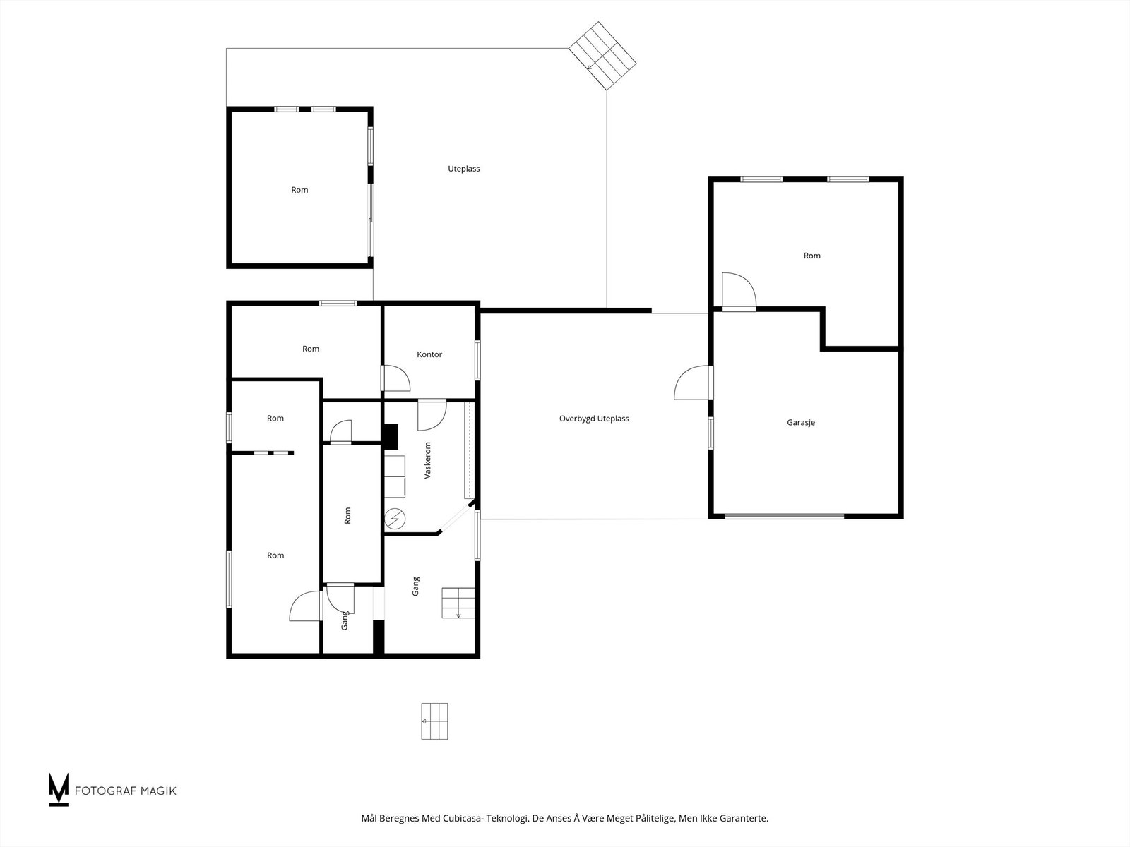 Plantegning kjeller Galleribilde