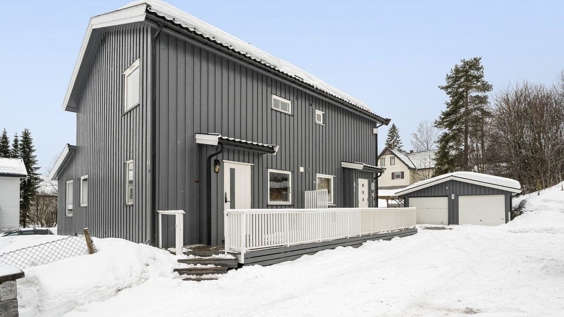 Venstre del av av tomannsboligen Galleribilde